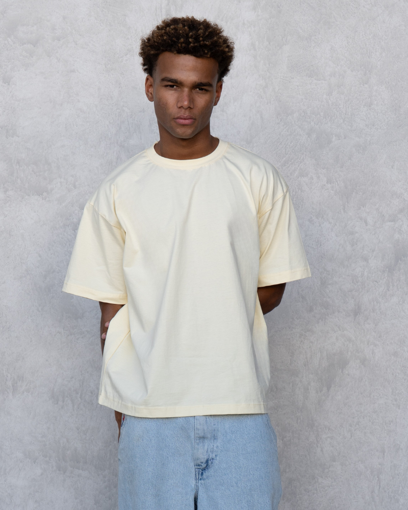 Classic Cotton Tee - Cream