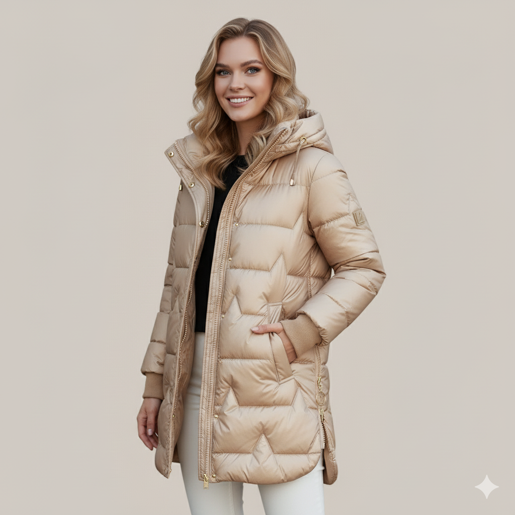 Hilda Warm Autumn Coat With Hood