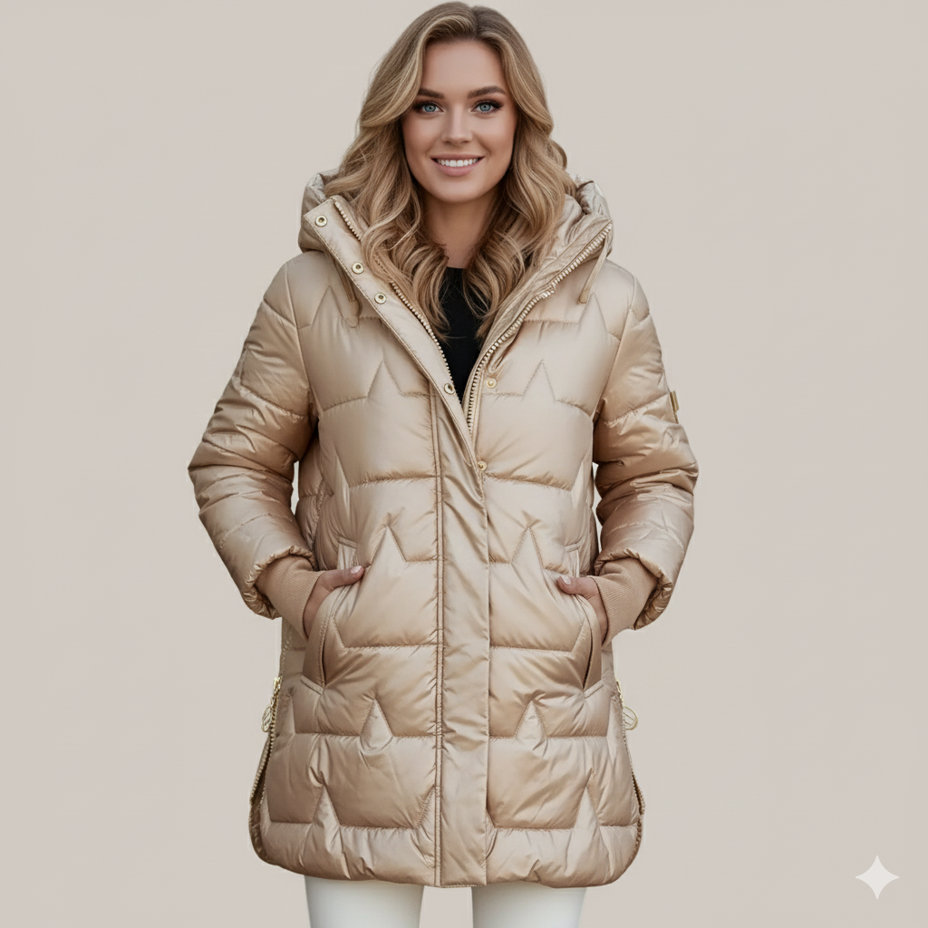 Hilda Warm Autumn Coat With Hood