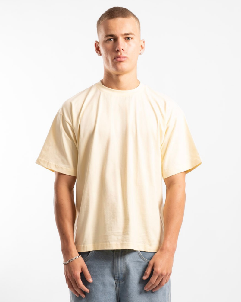 Classic Cotton Tee - Cream