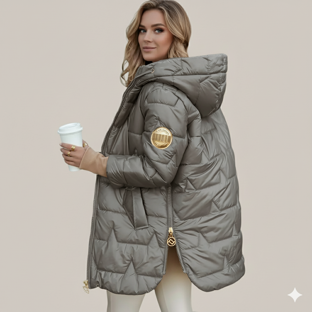 Hilda Warm Autumn Coat With Hood