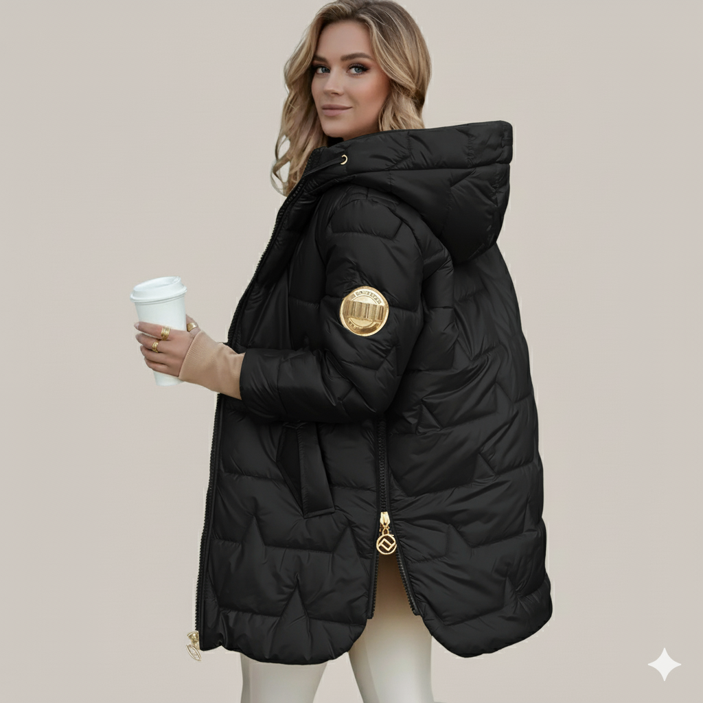 Hilda Warm Autumn Coat With Hood