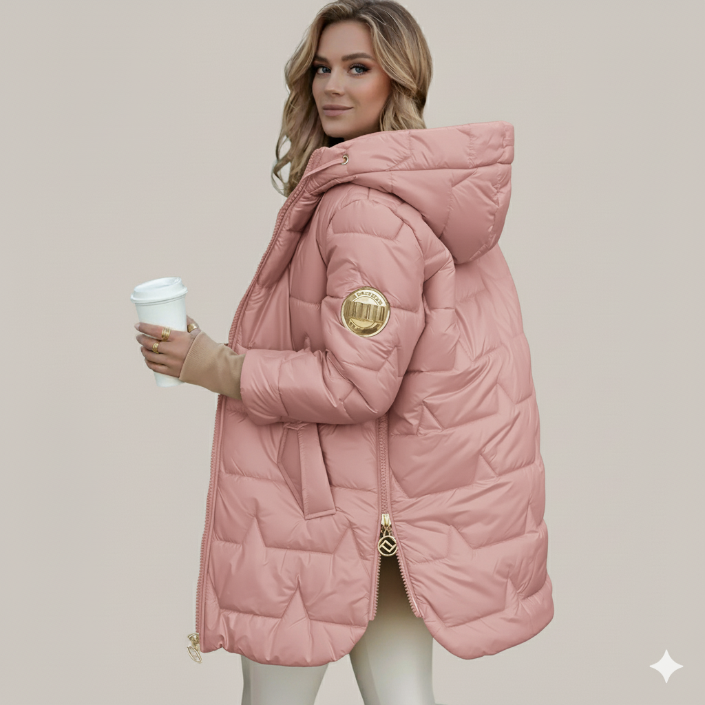 Hilda Warm Autumn Coat With Hood