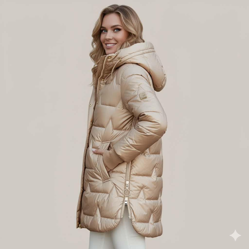 Hilda Warm Autumn Coat With Hood
