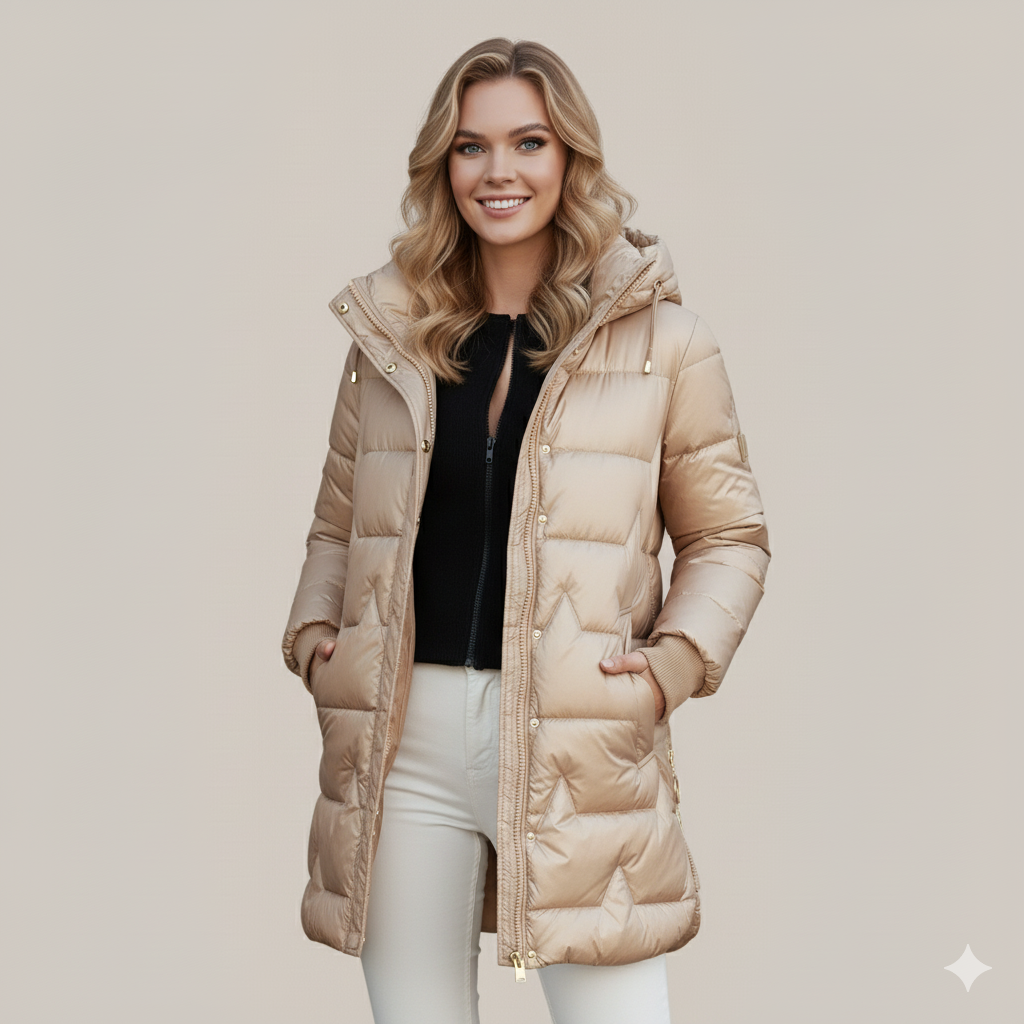 Hilda Warm Autumn Coat With Hood